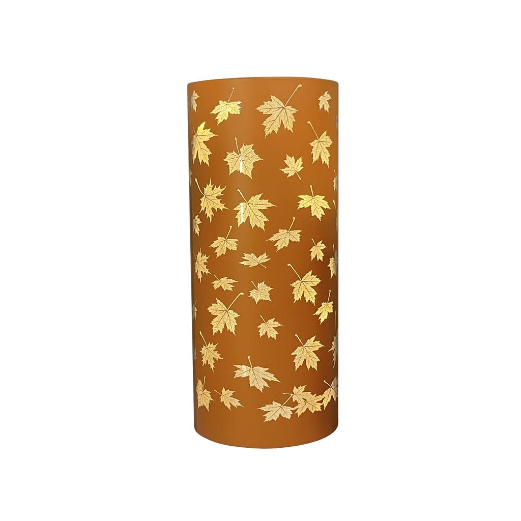 Glass LED Electronic Light Engraved Real Glass Cup LED Flickering Candle For Home And Holiday Decoration