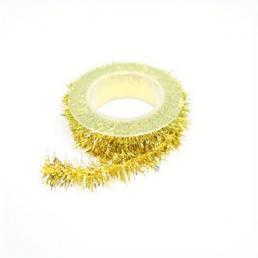 1pcChristmas Mini Tinsel StripsDIYChristmas Tree with Wire Tinsel Garland Home Store Decoration Hanging Ornament