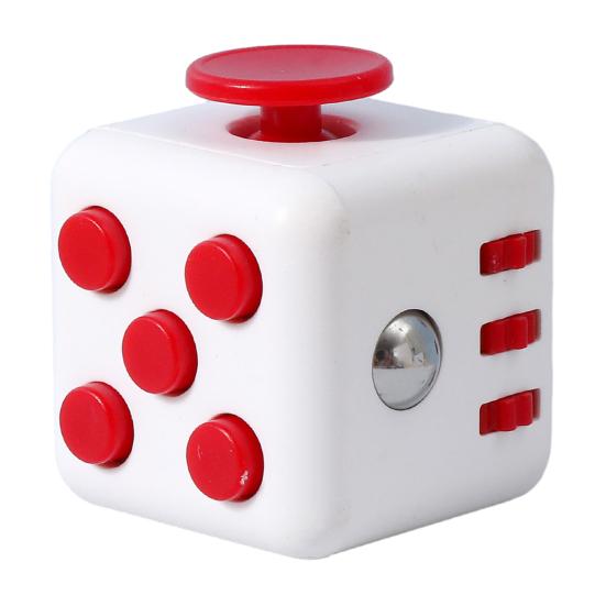 

Stress Relief Mini Cube Toy Portable Six-Sided Anxiety Relieving Cube Home Office Worker Silent Calming Cube Sensory Toy