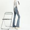 Japanese Style High Waist Micro Flare Pants - Women's Trendy Simple Jeans for Spring/Autumn