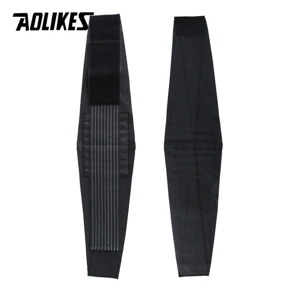 Aolikes 1 szt. Podparcie lędźwiowe Ból w talii Uraz pleców Wspierający stabilizator Do fitnessu Podnoszenie ciężarów Pasy Bezpieczeństwo sportowe Korektor