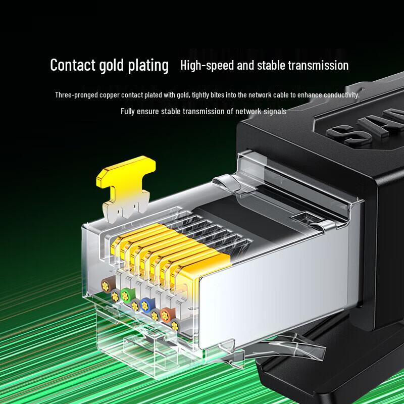 SAMZHE M12 to RJ45 Industrial High-Flex Drag Chain Ethernet Cable