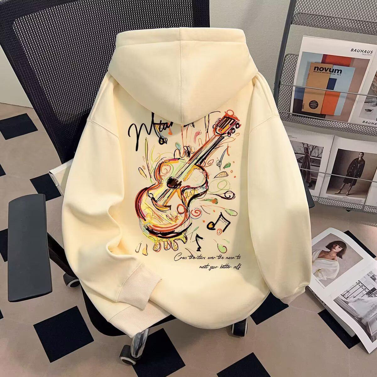 Unisex Autumn 2025 Hoodie: Trendy, Loose Fit, Creative Print, Casual Wear 3XL