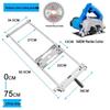 Handheld Marble Cutter: Multi-Function Woodworking Saw with Base Plate and Positioning Bracket