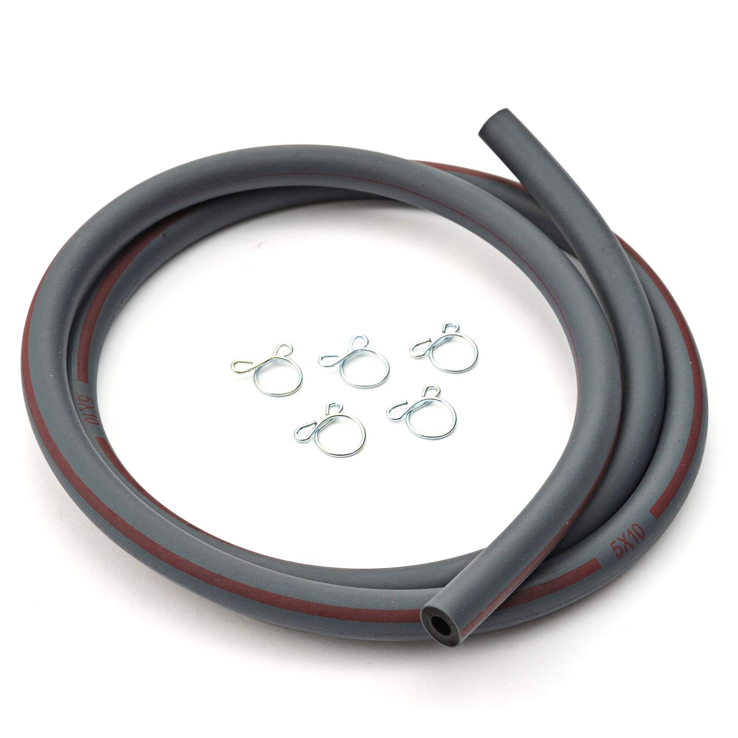 

Daytona Мотоциклетный топливный шланг Внутренний диаметр x Внешний диаметр Общая длина 96461 Шланг, 5 10, 1 м, Маслостойкий, Погодоустойчивый, Двухслойный чёрный