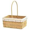 Handcrafted Anti-Rattan Flower Basket - Perfect for Fresh Flowers, Succulents, or Gifts.