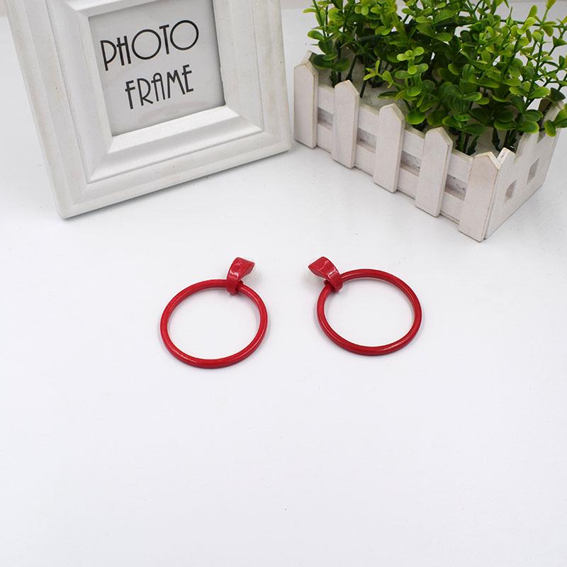 Retro Minimalist Large Resin Acrylic Stud & Drop Earrings for Women