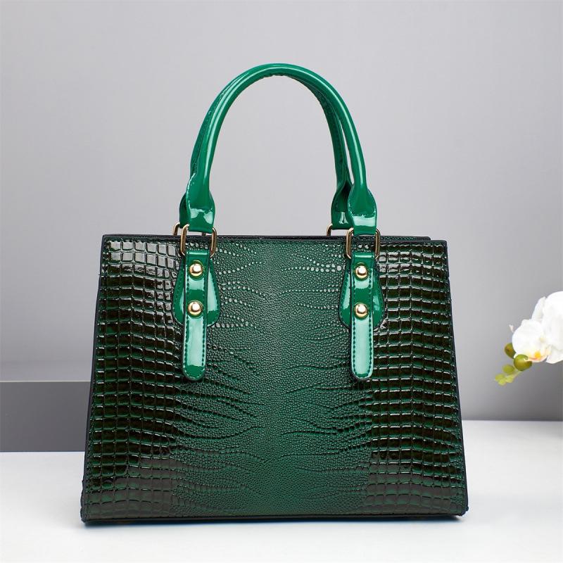 Handbag European and American Atmospheric Styling Child and Mother Bag Crocodile Pattern Fashion Shoulder Bag Two-piece Set