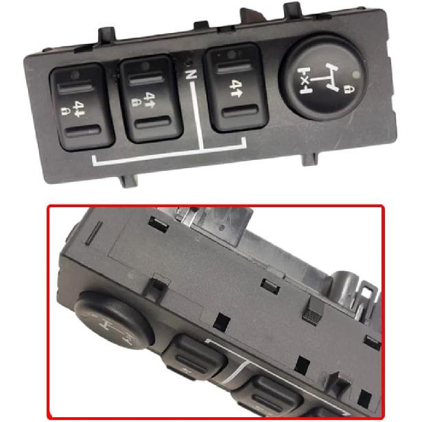 Riloer 4X4 Transfer Case Selector Switch, 4 Wheel Drive Selecto Replacement, Compatible with Hummer H2 2003-2007,19259310, 15127829