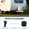 Heavy Duty C5G1216 Kingpin Adapter 20000lbs Capacity 12-16" Height Adjustable with Shock Absorption for Camper RV Trailer
