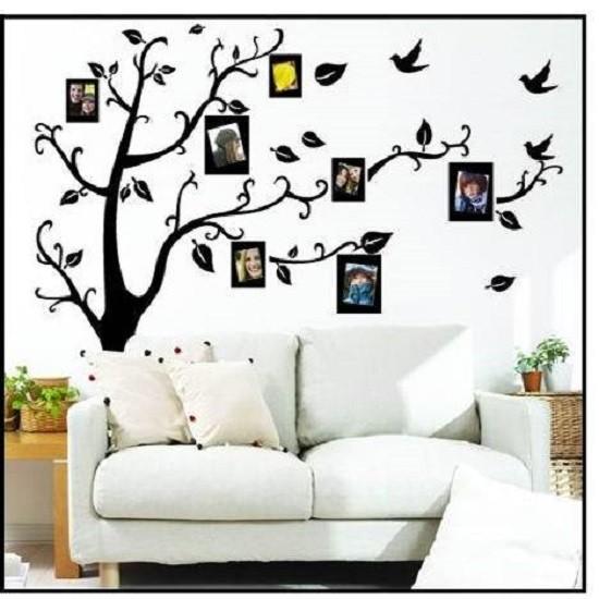 Modern Minimalist Photo Tree Wall Sticker For Living Room And Bedroom Decor