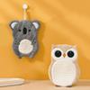Cute Animal Cartoon Hanging Hand Towels, Fluffy Towels Quick Drying Cloth, Ultra Absorbent Hand Towels Cartoon Owl Koala Shape