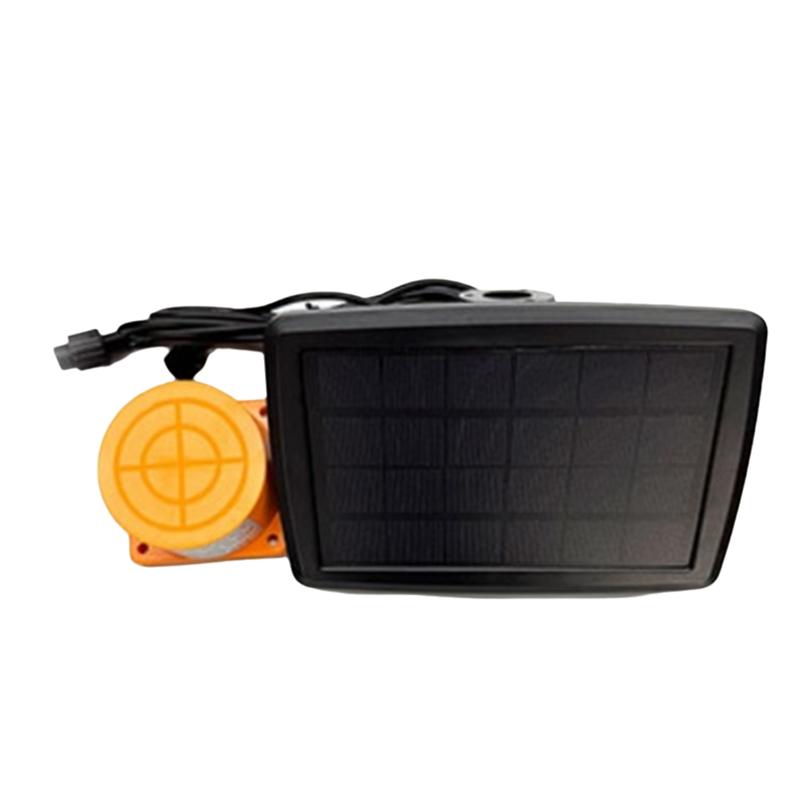 ME201WS Solar Liquid Level Meter Ultrasonic Level Sensor Solar Panel Powered Smart Home Device Water Level Meter как