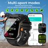 New Smartwatch Bluetooth Calling, Message Alerts, Alarm Clock, Outdoor LED Flashlight, Multi-Sport Mode Smart Watch Men Women