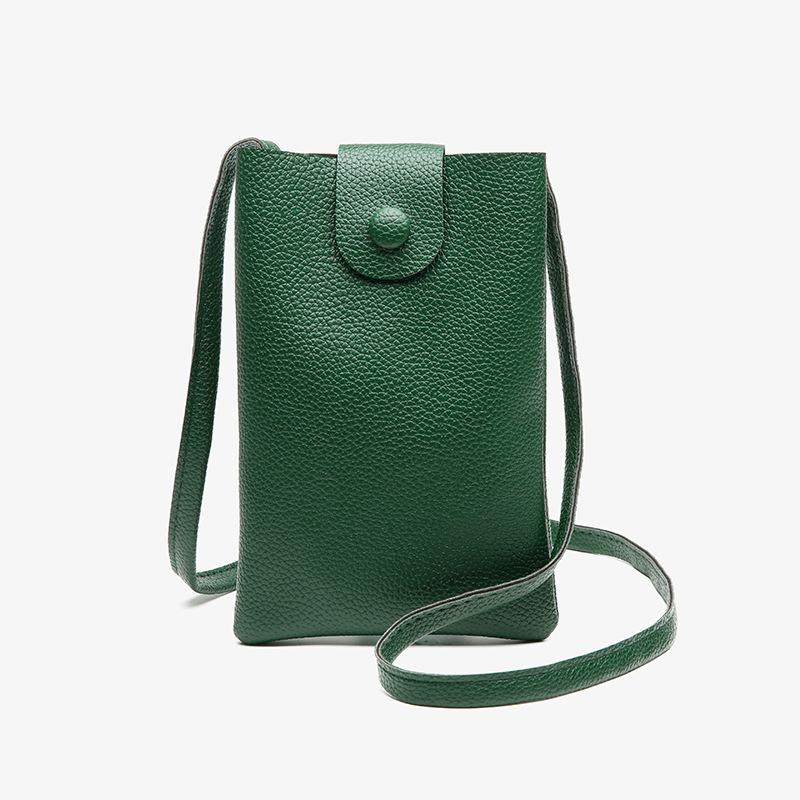 Casual Woman Mobile Phone Bag Crossbody Solid Small Shoulder Bag Hasp Summer Designer Bag Ladies Clutch Bags and Purses