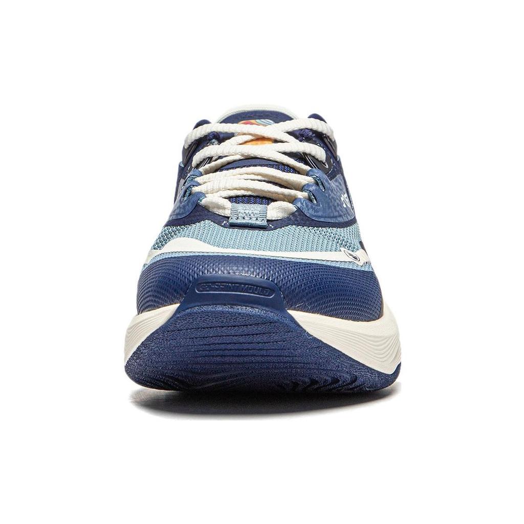 Li Ning Soft Warm Trendy Non-Slip Wear-Resistant Low-Top Casual Shoes Men sneakers Light-Gray Blue Deep-Navy AGLT121-3