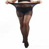 3Xl 4Xl Plus Size Anti-Hook Stockings Women Sexy Ultra Thin Transparent High Waist Pantyhose For Summer Cute Polka Dots Printed