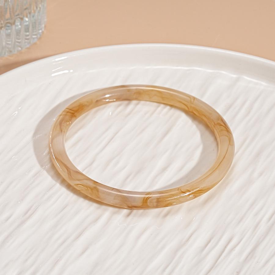 Stylish Acrylic Wide-Face Irregular Bracelet - High-End Design Niche Jewelry