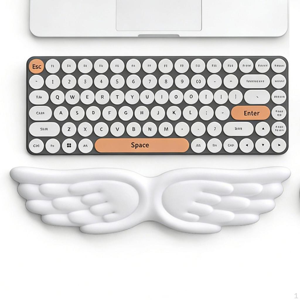 Engelsflügel Tastatur Handgelenk Computer Armlehne AntiRutsch Bequemes Stützkissen Schreibtisch Ellbogenpolster für