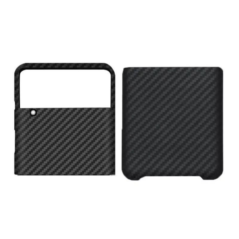 Phone Case Galaxy Z Flip3 5G Ultra-Thin Shockproof Carbon Fiber Protective Cover