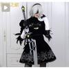 Anime Nier Automata Cosplay 9S Yorha 2B Cosplay Suit Male Women Outfit Wig Disguise Costume Plus Size Fancy Party Black Dress