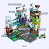 New product 2010PCS city center modern metropolis 60380 building blocks street view toys boys and girls children's gifts