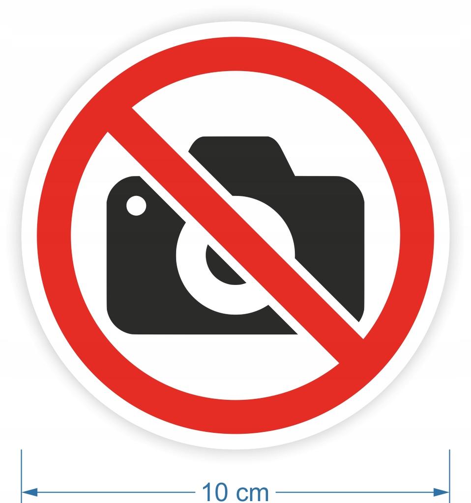 Information Sticker - No Taking Photos 10