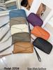 Genuine Leather Women's Wristlet Clutch Handbag & Card Holder