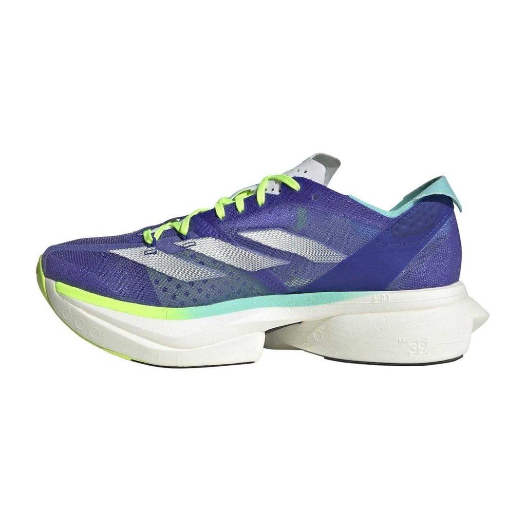 Adidas Womens/Ladies Adizero Adios Pro 3 3 Stripes Lace Up Running Shoes