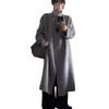 2026 Women's Gray Wool Mid-Length Coat: New Autumn/Winter, High-End with Stand Collar