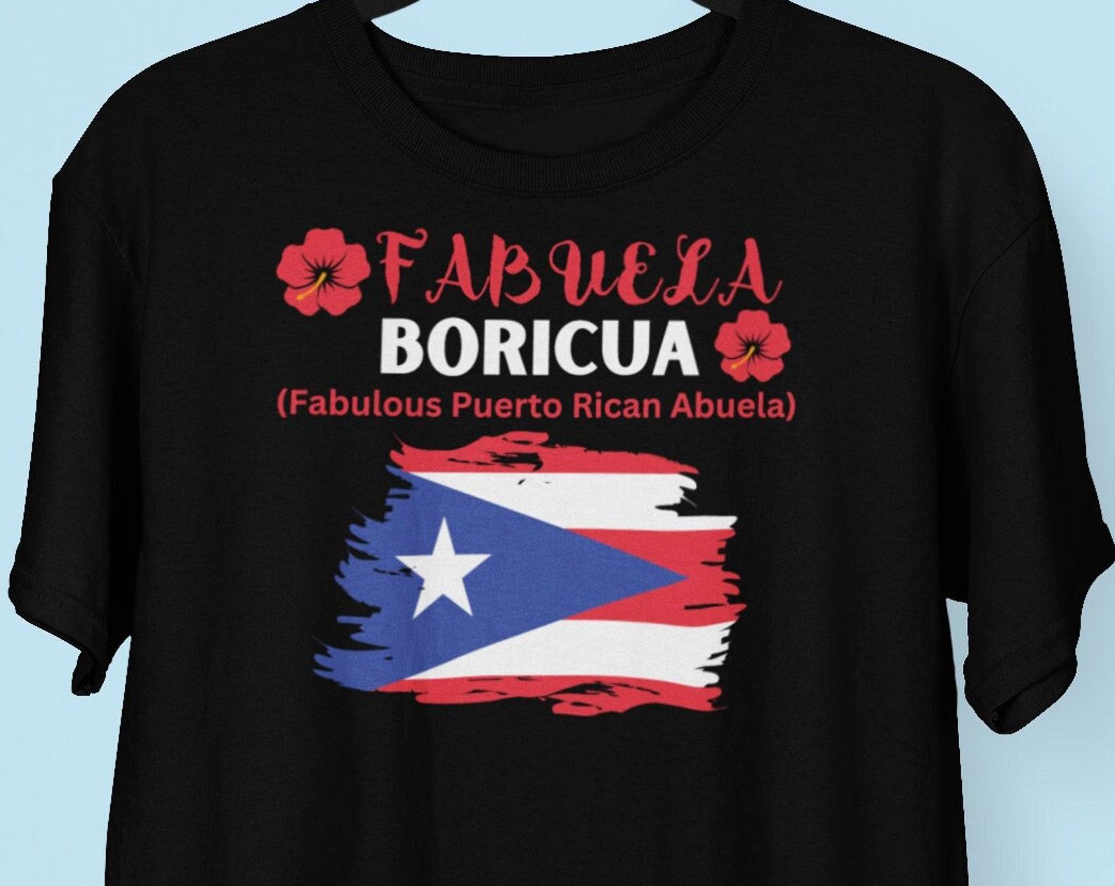 Fabulous Abuela Boricua T shirt, Puerto Rican Grandmother Shirt, Fabuela Boricua Shirt, Puerto Rican Pride T shirt Encanto Puerto Rico 2XL