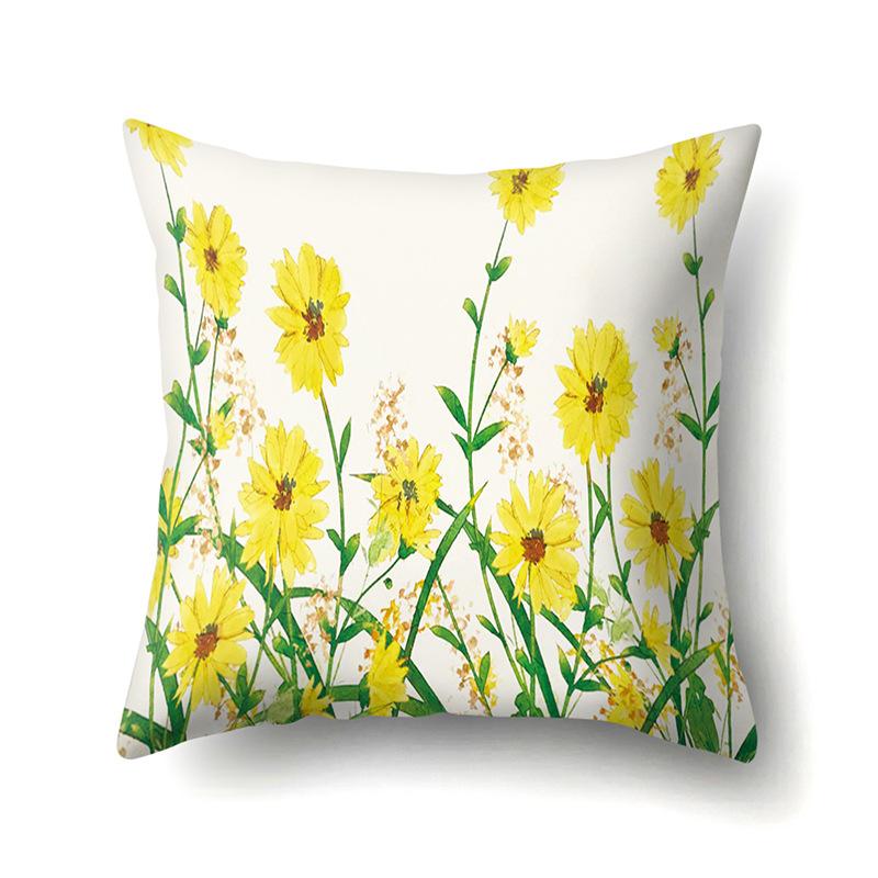 

Полиэстеровая наволочка Растительный декор Дом Принт на подушке Подушка для поясницы в автомобиль Чехол на подушку для головы дивана-кровати No pillow core