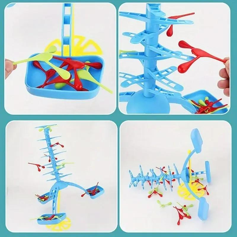 Colorful Plastic Gravity's Edge Balance Tower Game - Kids Stacking Toy for Hand-Eye Coordination, Focus Training & Holiday Gift