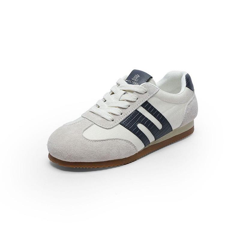 Leather little white shoes women's spring new soft sole comfortable casual sports classic retro