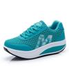 Breathable Women's Running Shoes with Wedge Platform Comfortable Mesh Sports Shoes for Outdoor Activities