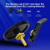 3D Printer Accessories 1 PCS Golden Hardened Steel Extruder Gear Assembly Aluminum Alloy Handle Kit Compatible for Bambu Lab A1/A1 Mini