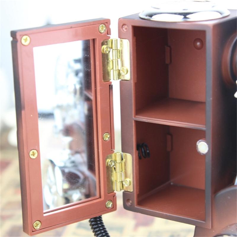 Movie Projector Music Box,Mechanism Wind Up Musical Box Movie Theater Theme Party Decorations Wedding Birthday Gift