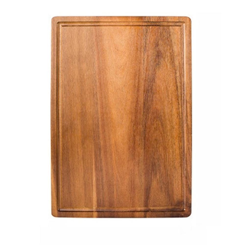 Wood Cutting Boards Wooden Charcuterie Board Double Sided Meat Vegetables Boards Pizza Bread Serving Board Kitchen Accessories