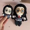 Neues Niedliches 2er-Set Hazbin Hotel Sir Pentious Plüschtiere Mini-Schlüsselanhänger Große Puppe Weiche Füllung Baumwolle Gefüllt Anime-Charakter für Kinder Fans Sammlung Geschenk