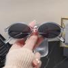 Oval Shape Sunglasses Women Korean Style UV Protection Sun Glasses Men Campus Style Students Sunglass