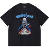 230 g/m² 100% Baumwolle Heavy Metal T-Shirt Rockband Beliebte Musik Druck Unisex Schweres Baumwoll-T-Shirt