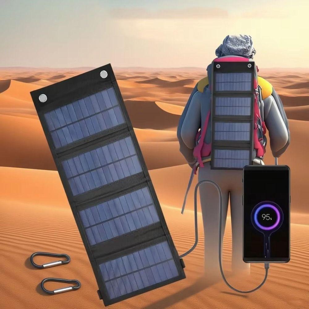 Waterproof 20W Foldable Solar Panel Kit Portable Environment Protection Foldable USB Solar Panel Durable Sensitive