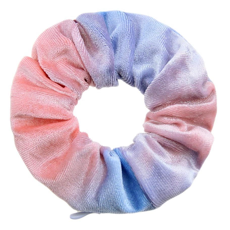 Gomas de terciopelo con bolsillo con cremallera para el pelo para mujer, Scrunchie oculto para el pelo, Sujetador de coleta, Bandas elásticas, Regalo para amiga