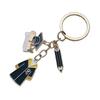 Graduation Themed Keychains Decorations Metal Key Ring for Students Student Key Holder Accessory Bag Accessories