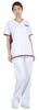 Lalaskill Layered Unisex White Odor Stain Size Pink F-9300 Scrub, (Medical Coat, Antibacterial, Resistant, Resistant, Sweat-Wicking, Quick-Drying),