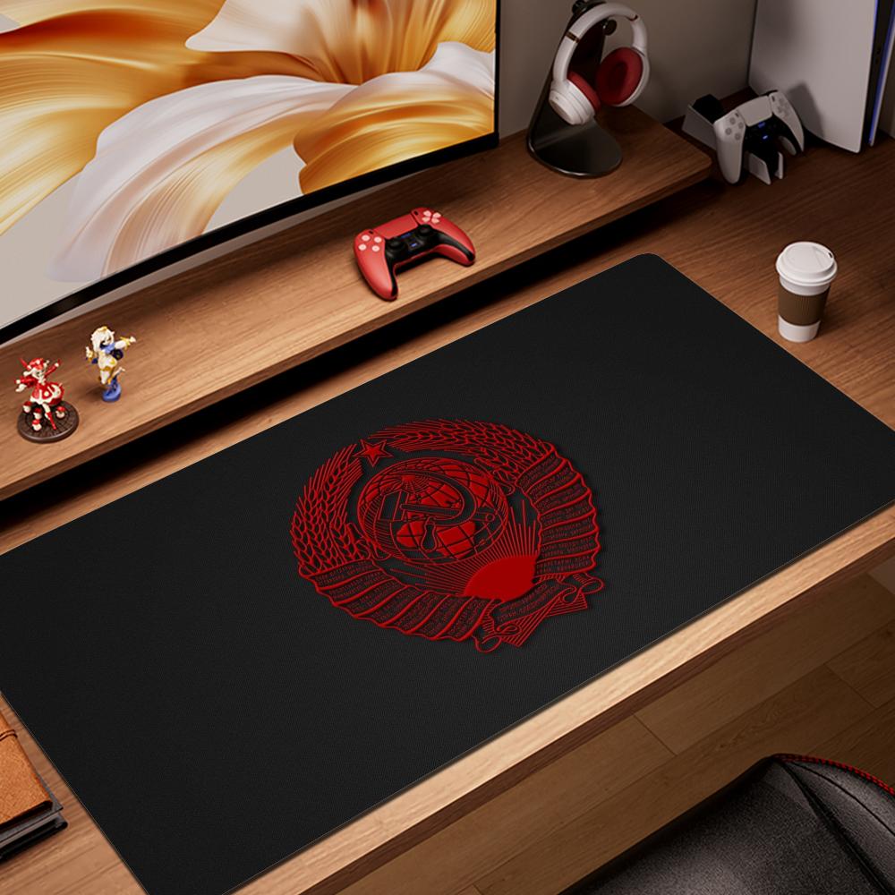 XXL Mouse Pad Flag of URSS Mouse Pad Non-slip Rubber Gamer Balance Computer Mat Decoracion Deskmat Laptop Office Large