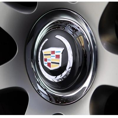 60/65MM Car Wheel Center Hup Emblem Stickers for ATS CTS DTS STS SLS SLR XLR Seville Tiburon CT6 Escalade Accessories