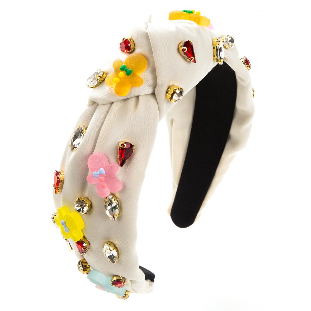 High Skull Top Gingerbread Man Love Headband