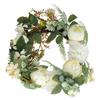 Artificial Flower Wreath Simulation Peony Door Hanging Garland Festivals Party Decoration