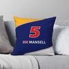 F1 Legends Nigel Mansell Square Pillowcase Polyester Linen Velvet Creative Zip Decorative Sofa Seater Cushion Case 18